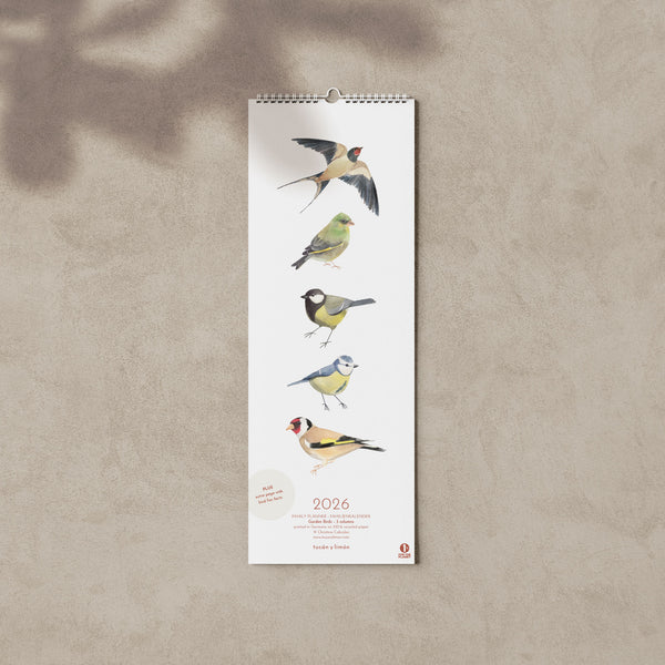2026 Familienkalender Gartenvögel