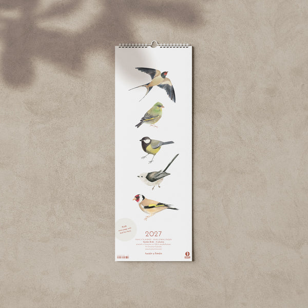 2027 Familienkalender Gartenvögel