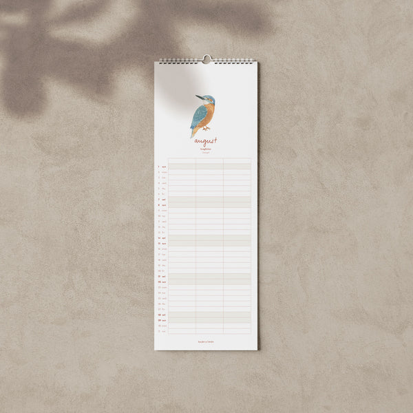 2027 Familienkalender Gartenvögel