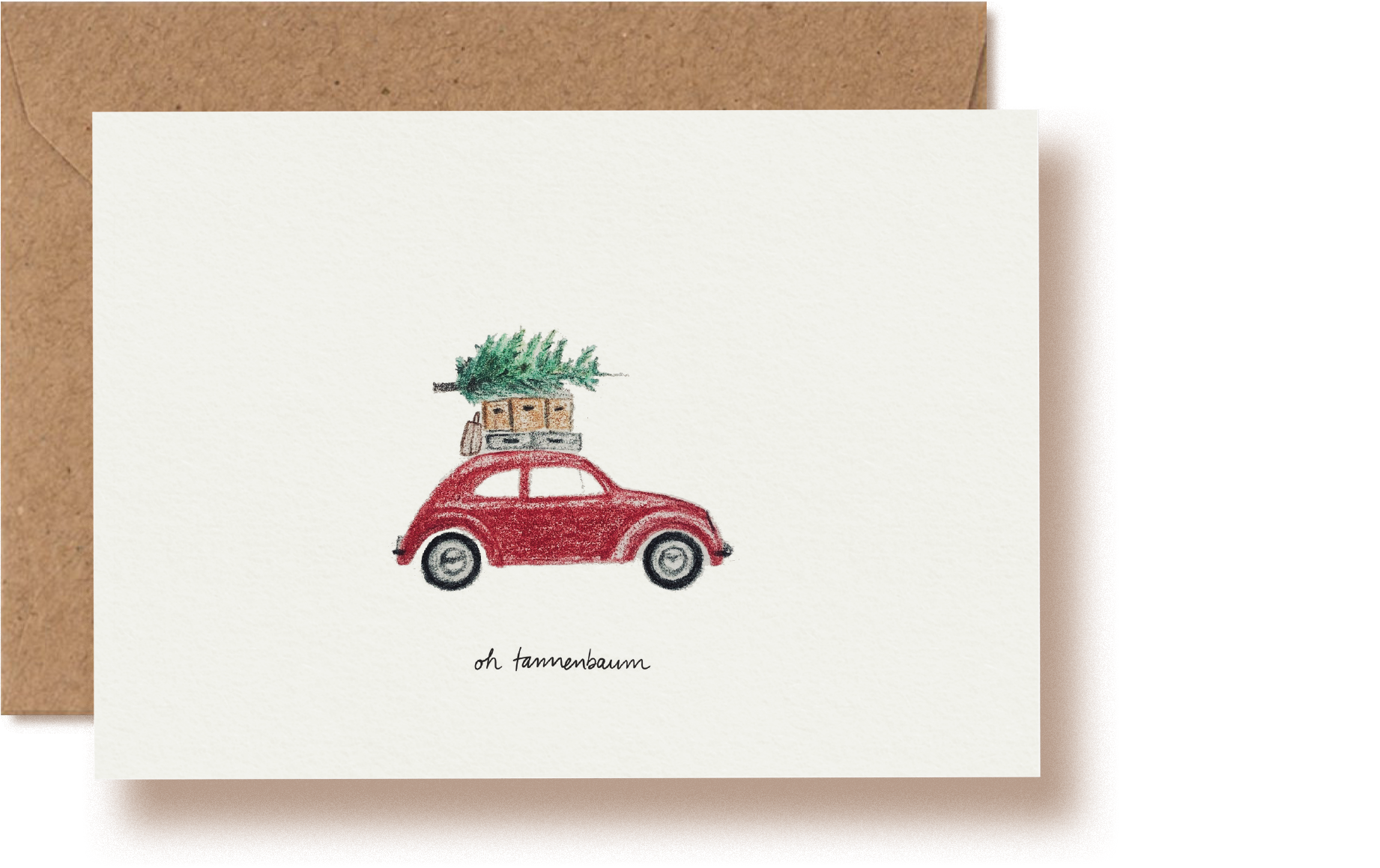 Oh Tannenbaum beetle | Grußkarte