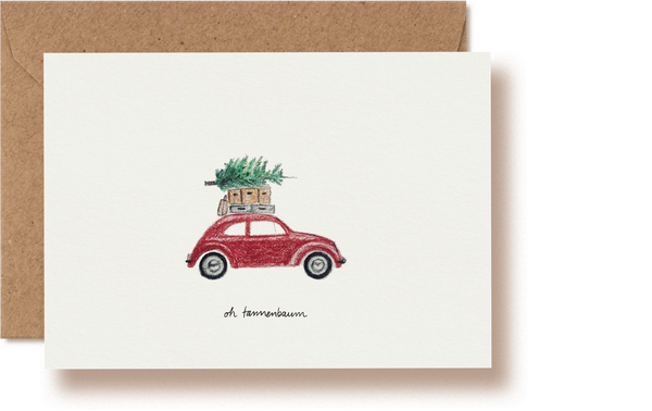 Oh Tannenbaum beetle | Grußkarte