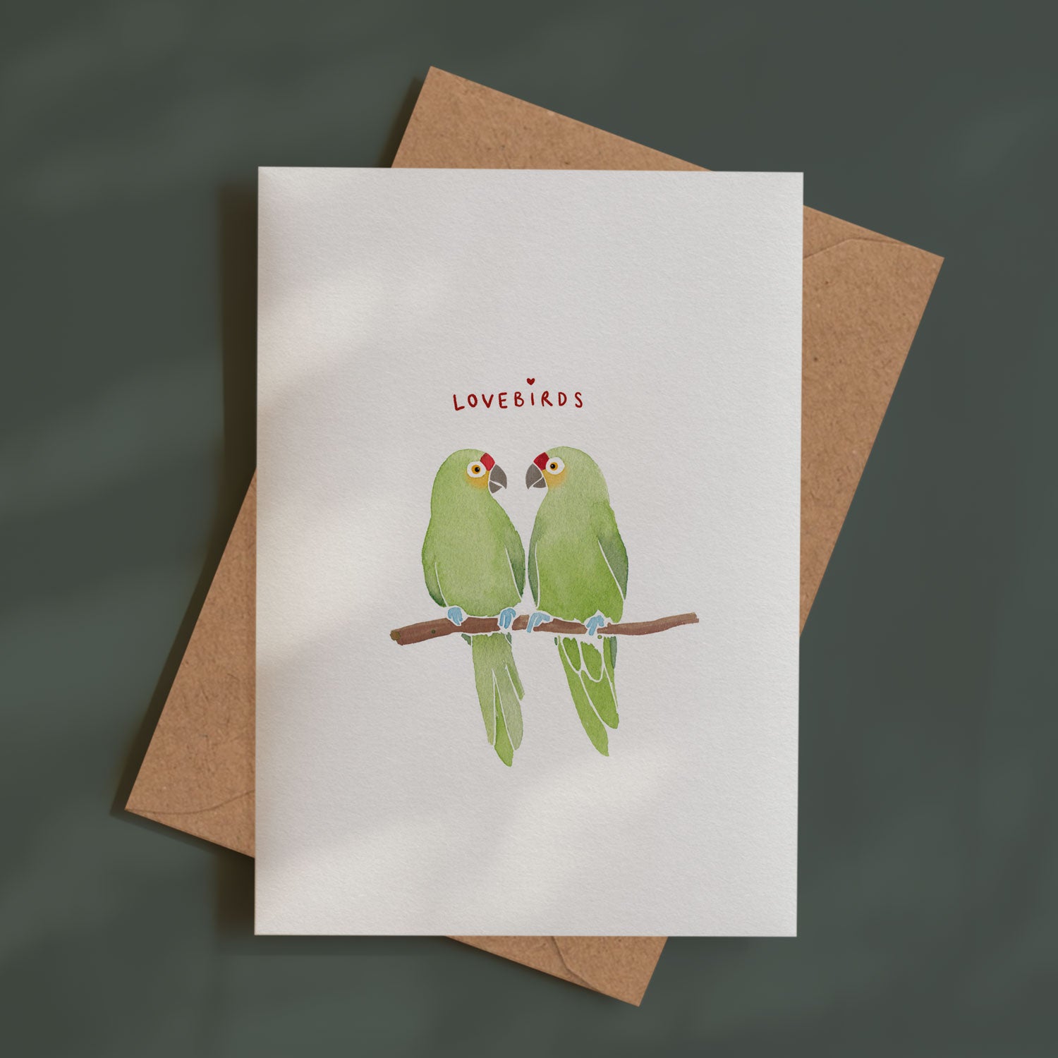 Lovebirds | Grußkarte