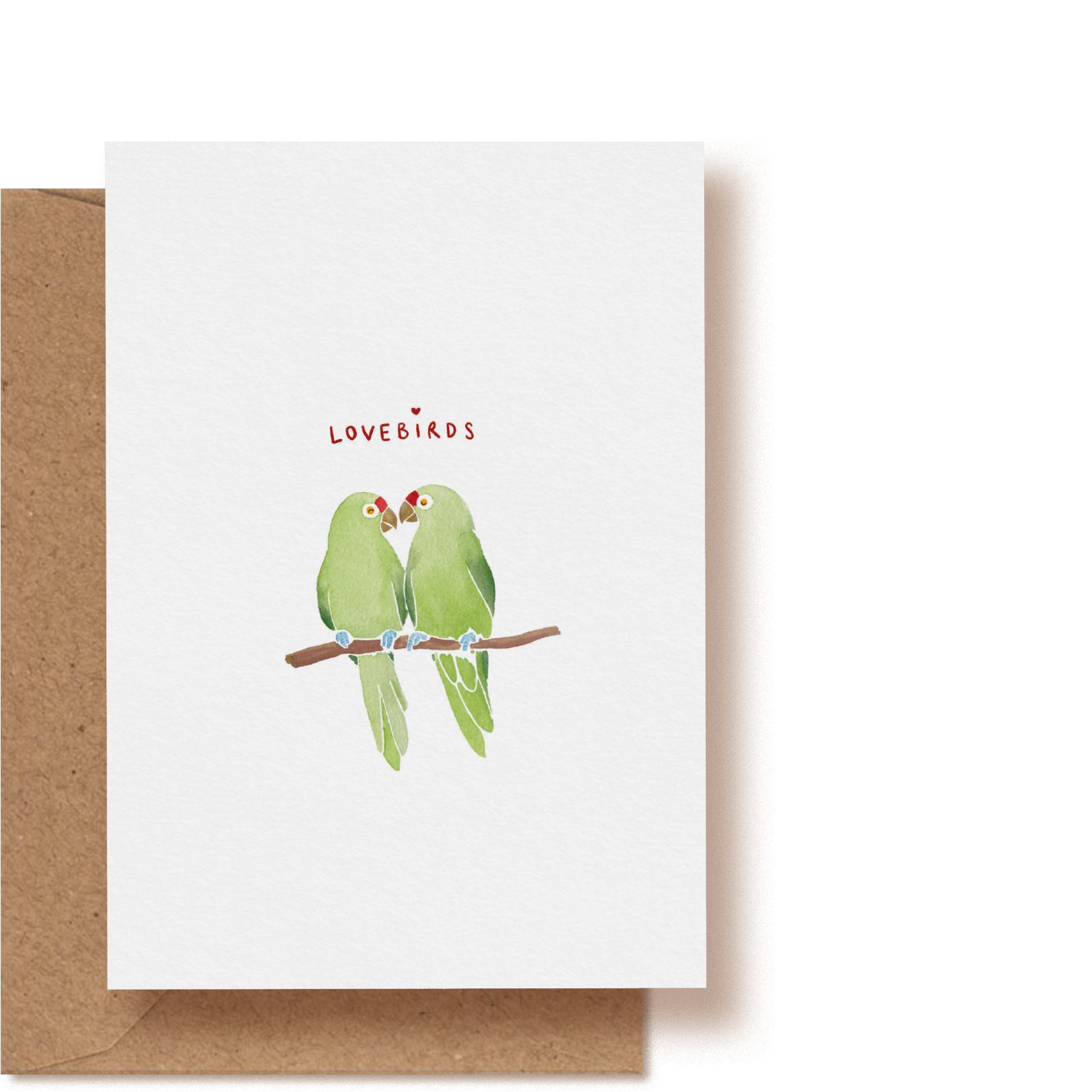 Lovebirds | Grußkarte