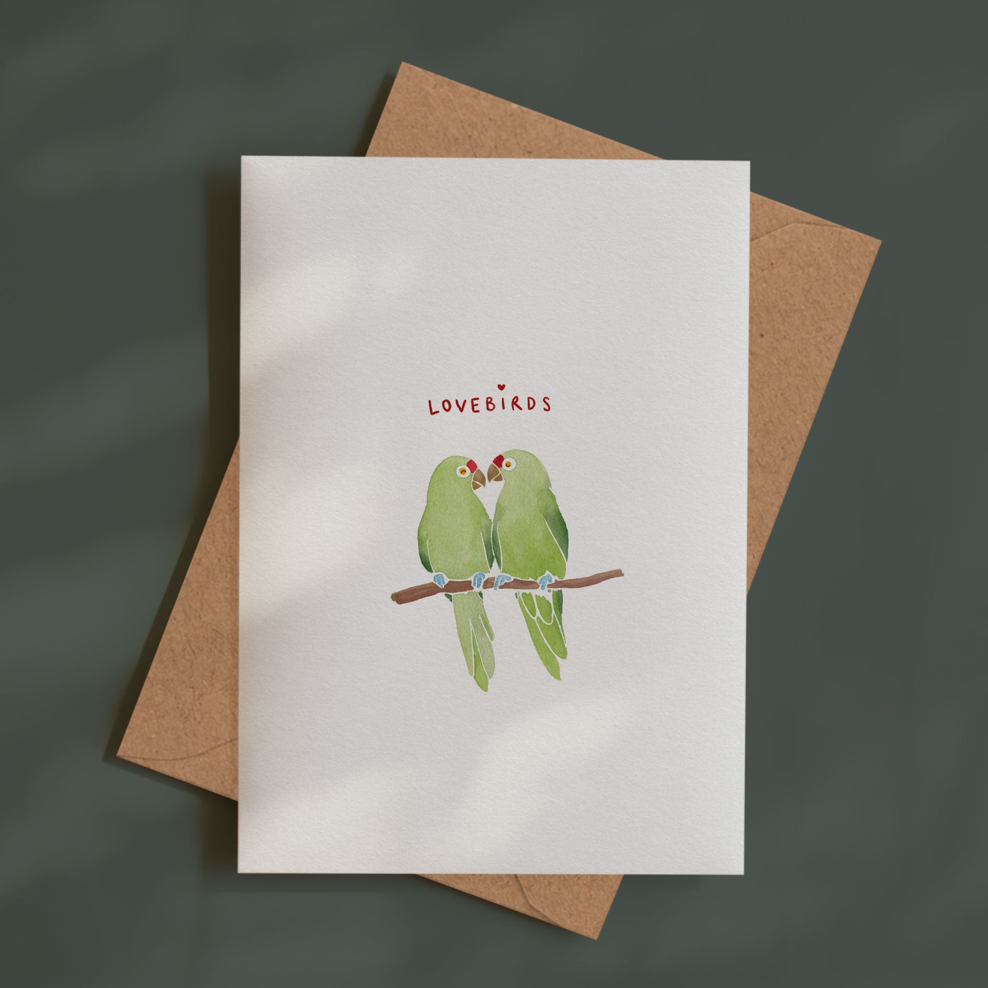 Lovebirds | Grußkarte