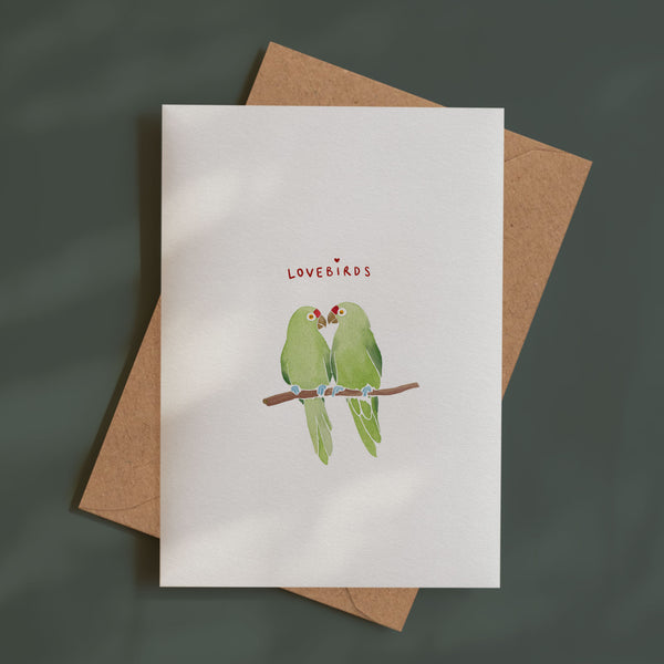 Lovebirds | Grußkarte
