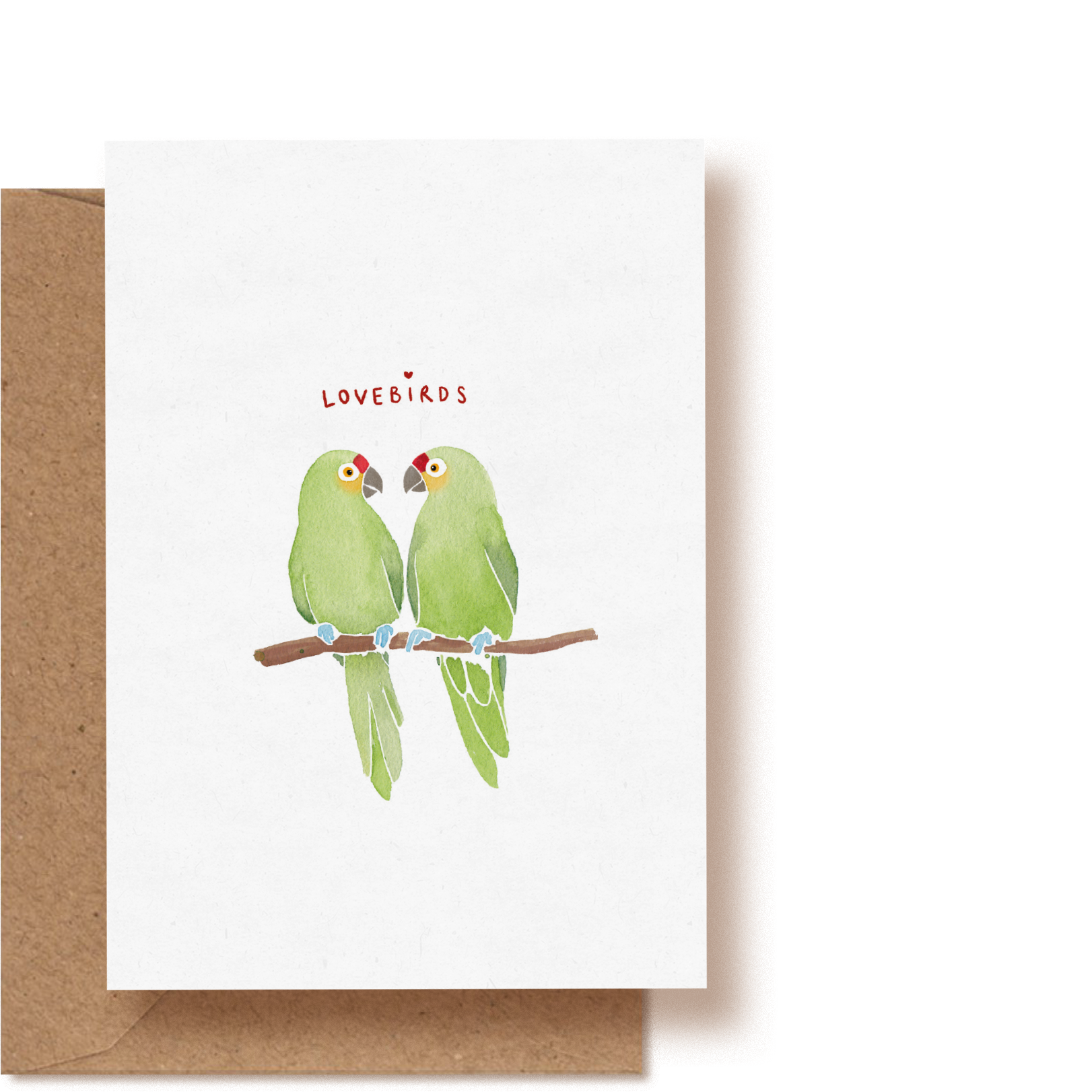 Lovebirds | Grußkarte
