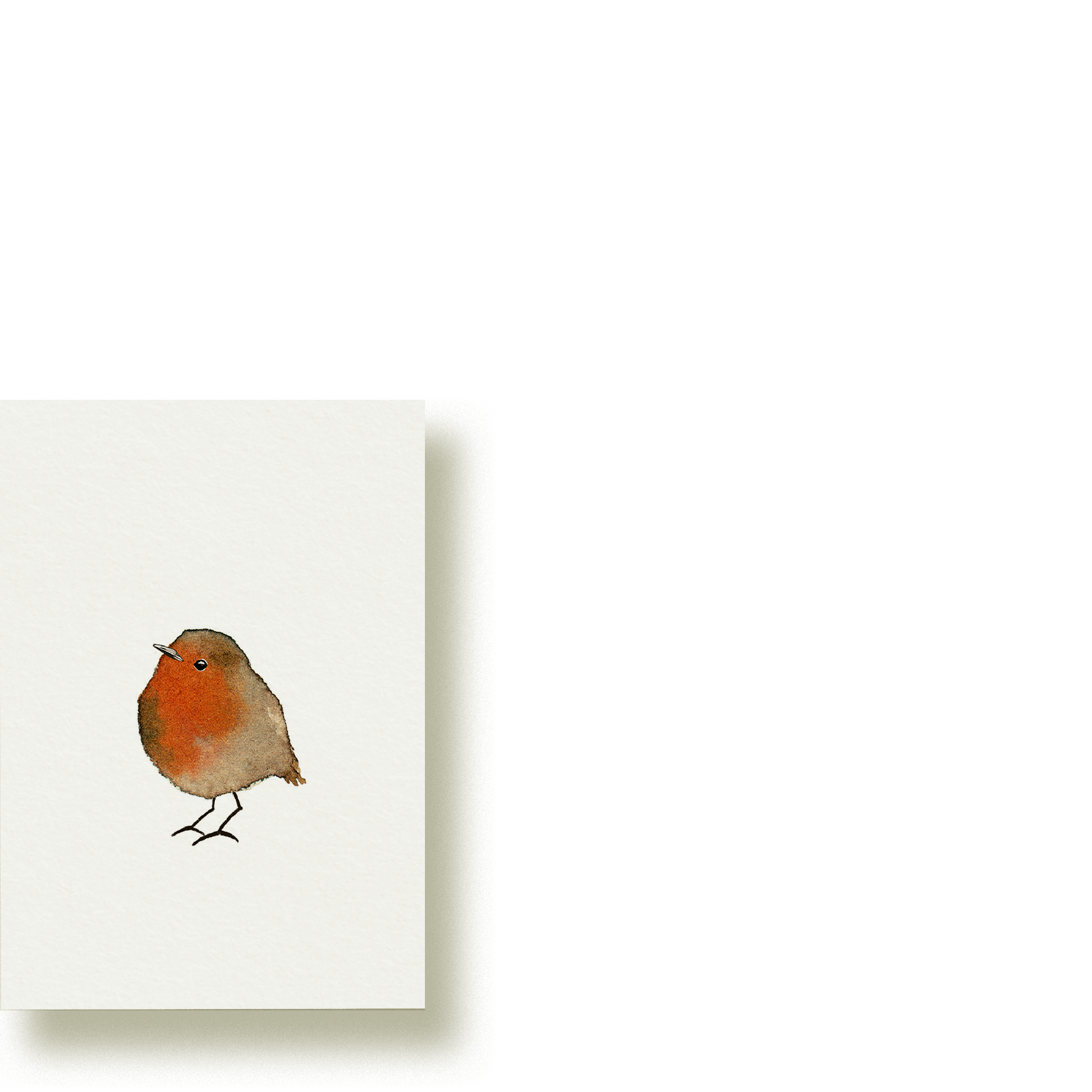 Rotkehlchen | Minikarte mit Umschlag
