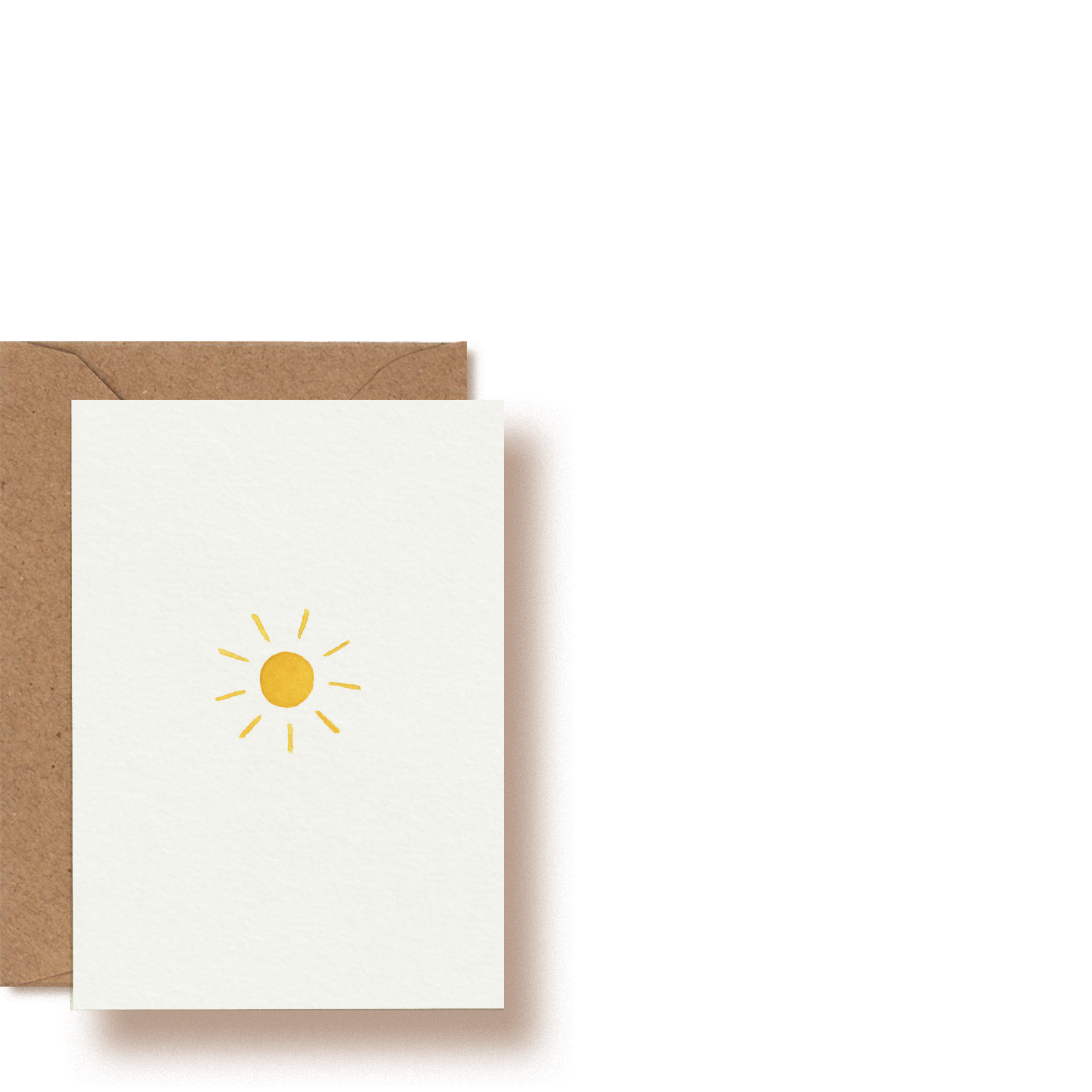 Sonne | Mini-Grußkarte