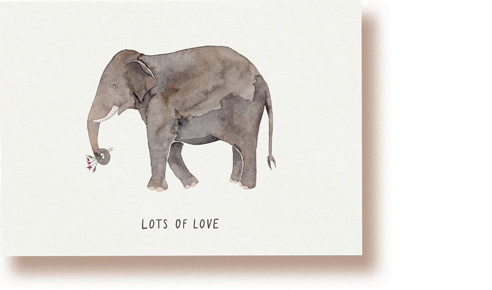 Elephant Celebration | Postkarte