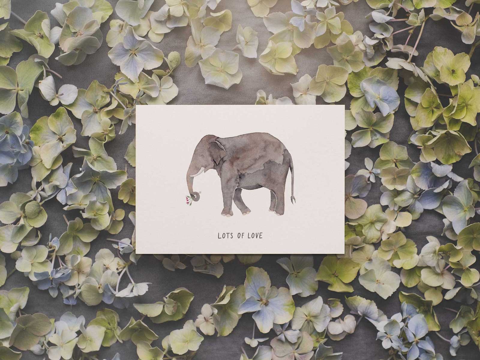Elephant Celebration | Postkarte