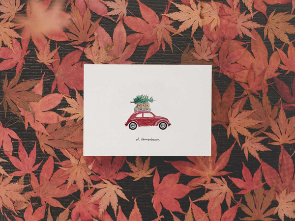 Oh Tannenbaum beetle | Postkarte