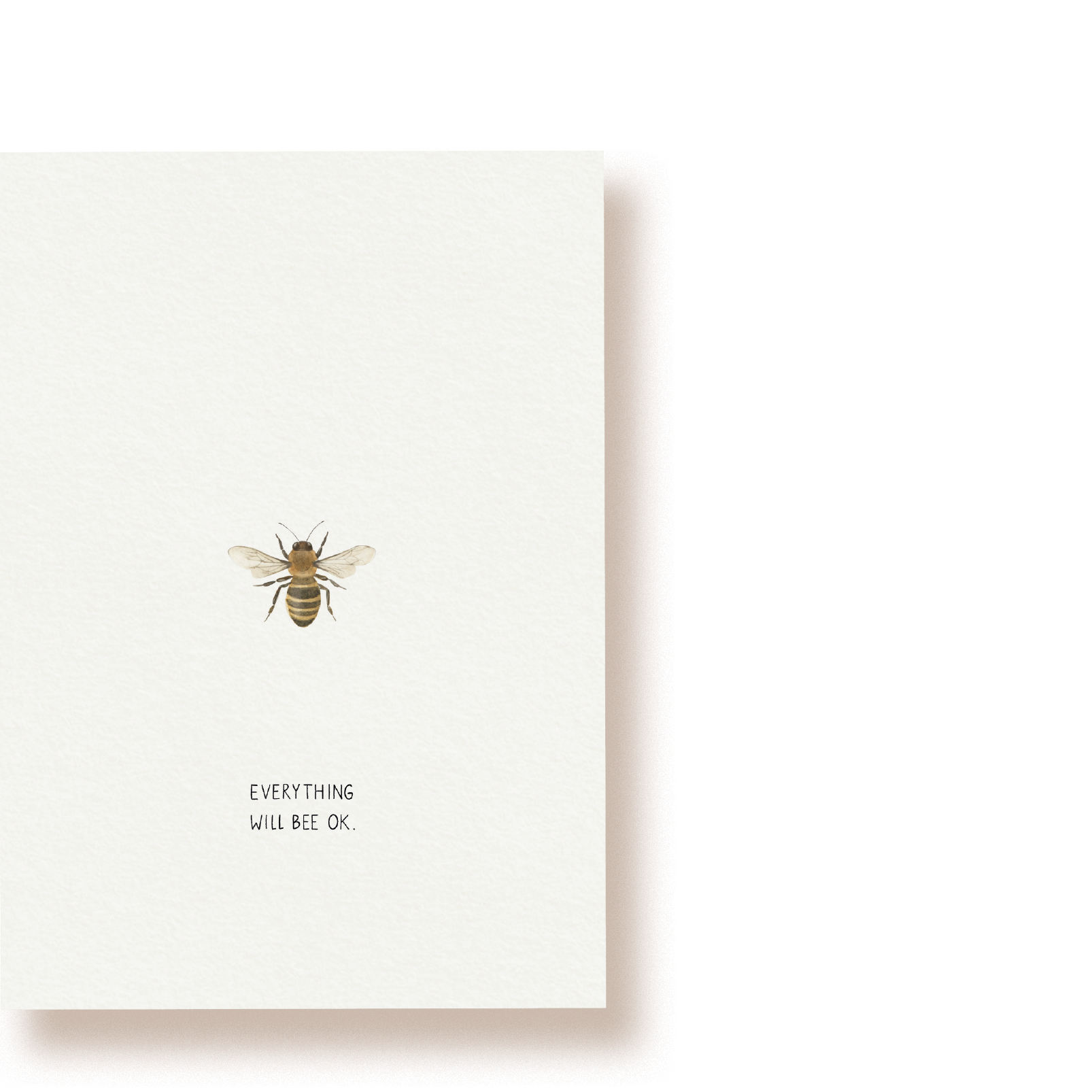everything will bee OK | Postkarte
