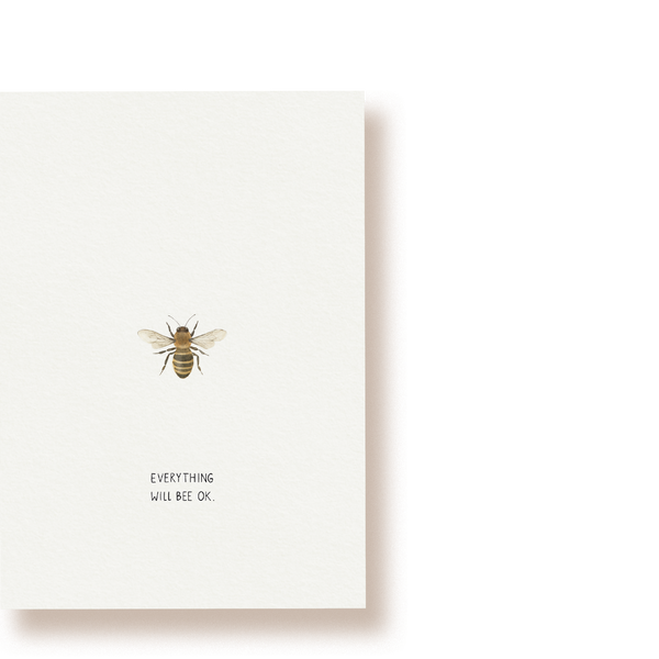 everything will bee OK | Postkarte