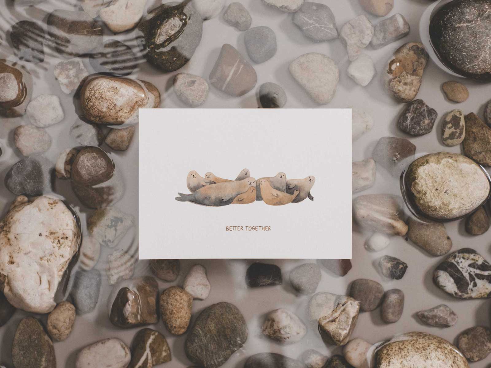 Seals of Love | Postkarte