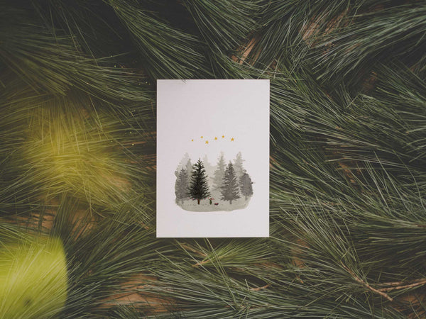 Tannenwald | Postkarte