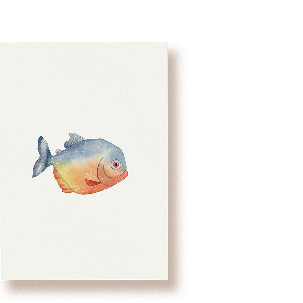 Piranha | Postkarte