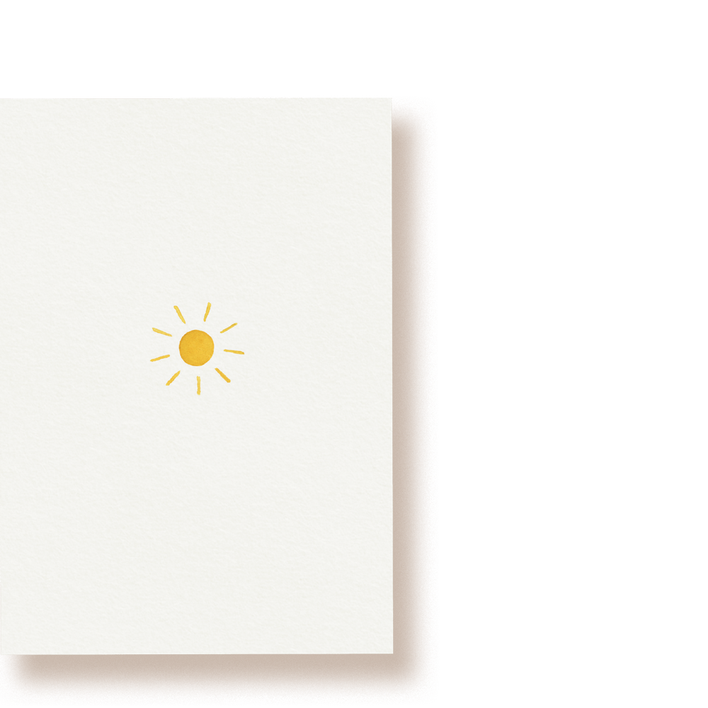 Sonne | Postkarte