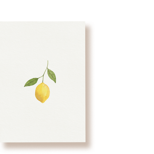 Zitrone | Postkarte