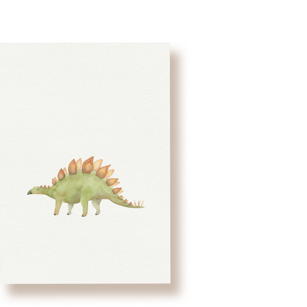 Stegosaurus | Postkarte