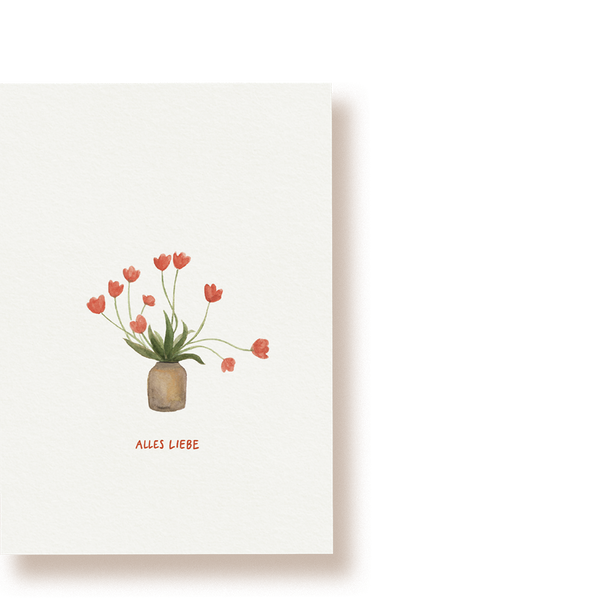 Tulpenstrauß | Postkarte