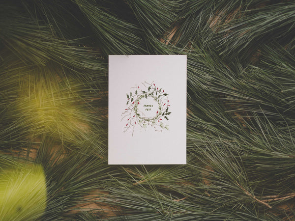 Weihnachten Set 1 | Kartenset bestehend aus 5 Weihnachtskarten
