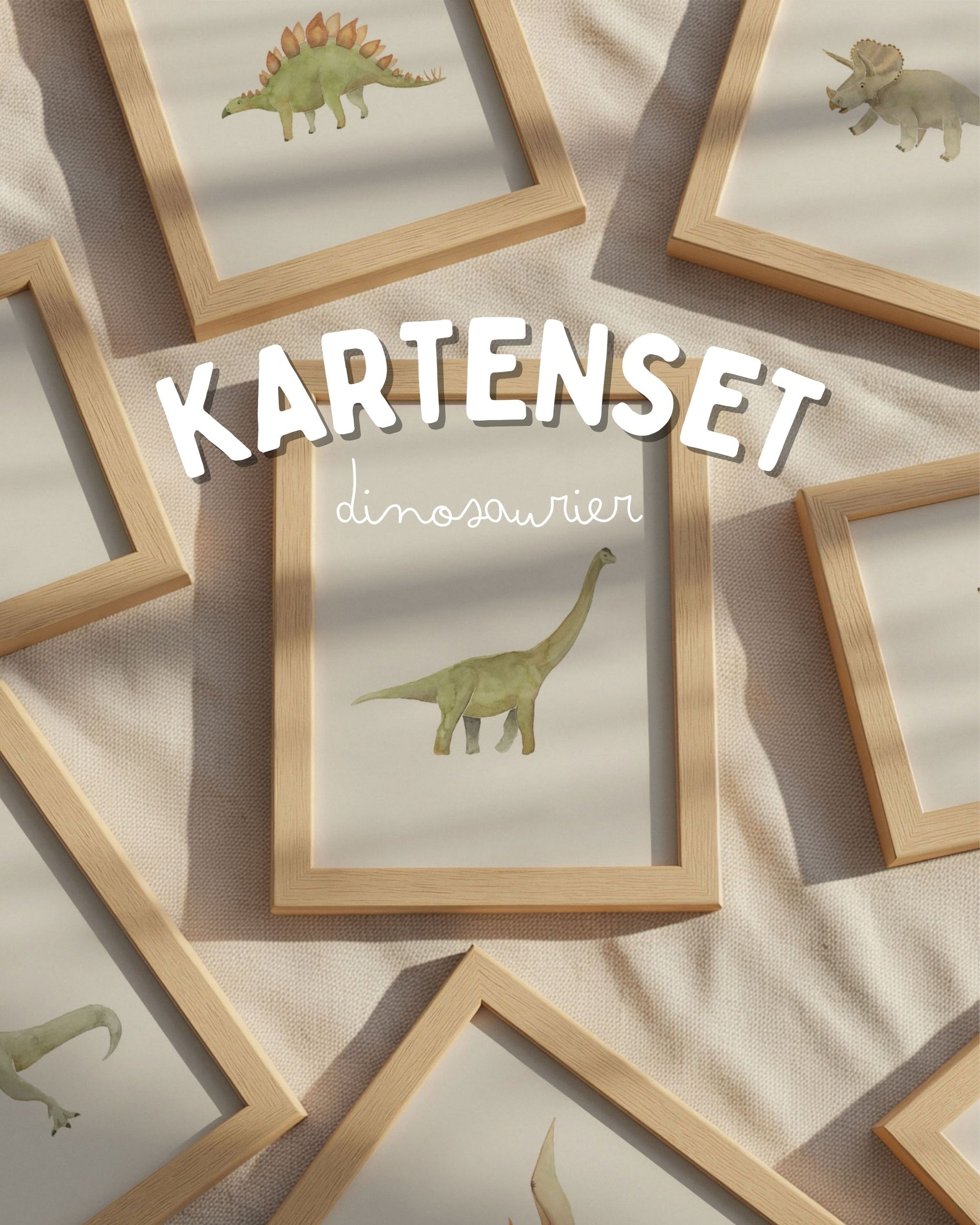 Dinosaurier | Kartenset bestehend aus 5 Karten
