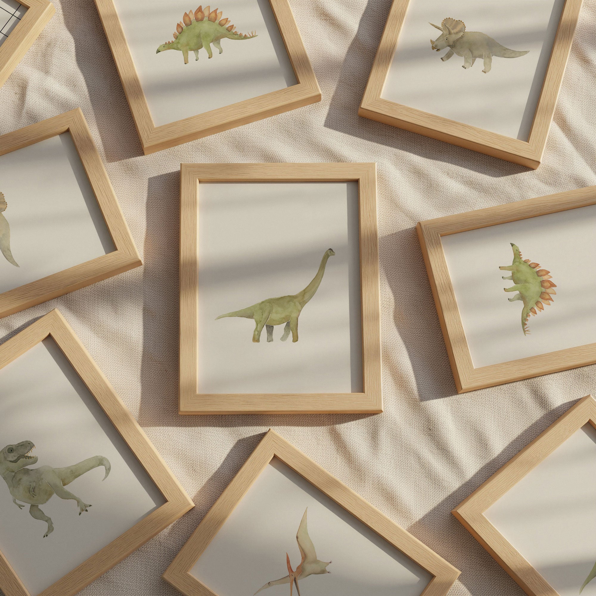 Dinosaurier | Kartenset bestehend aus 5 Karten