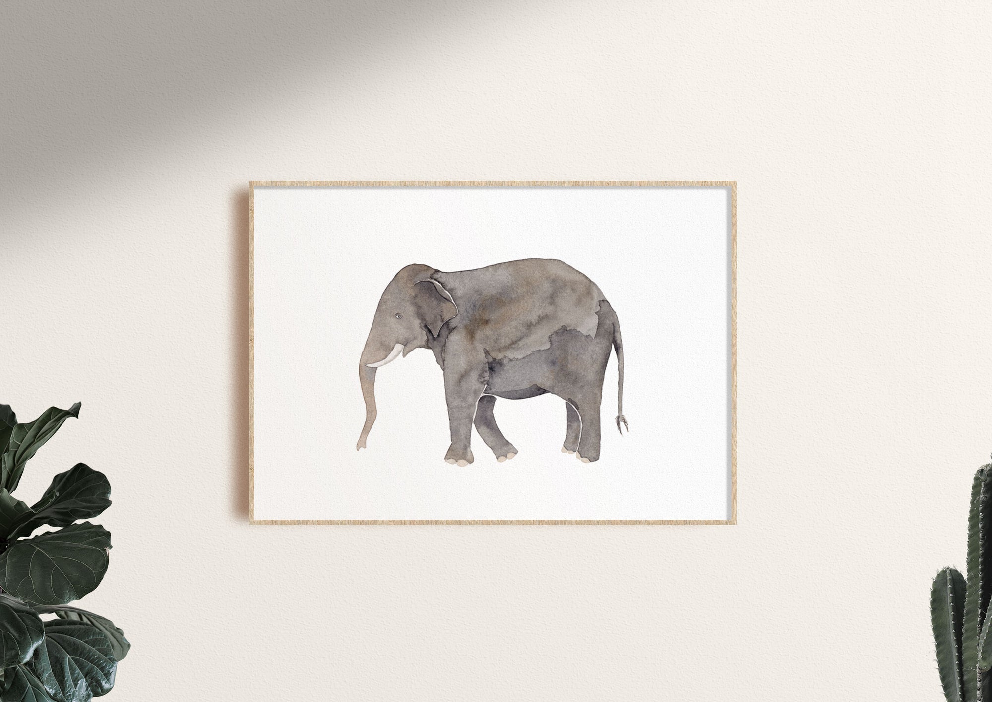 Elefant | A4 Kunstdruck