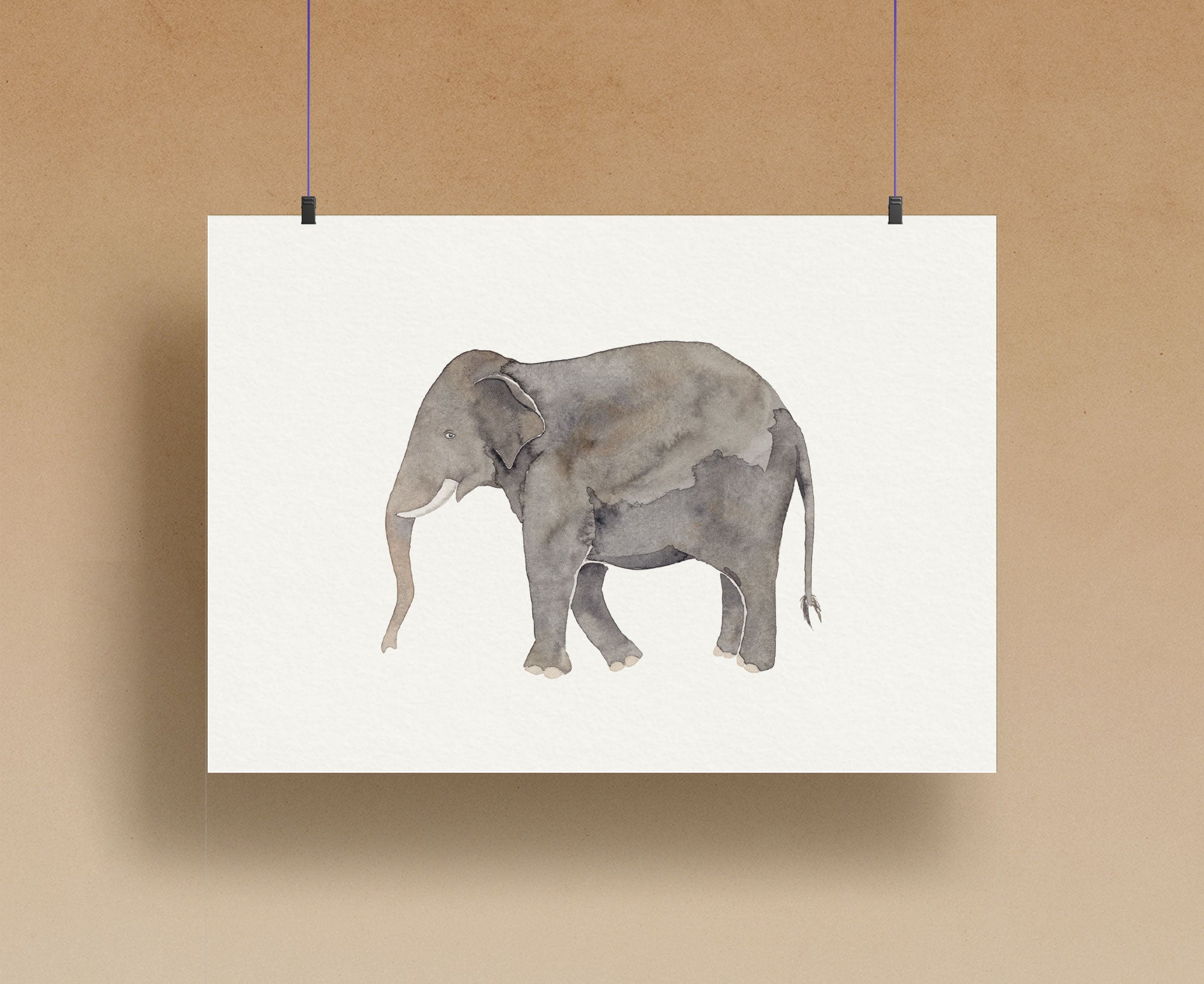 Elefant | A4 Kunstdruck