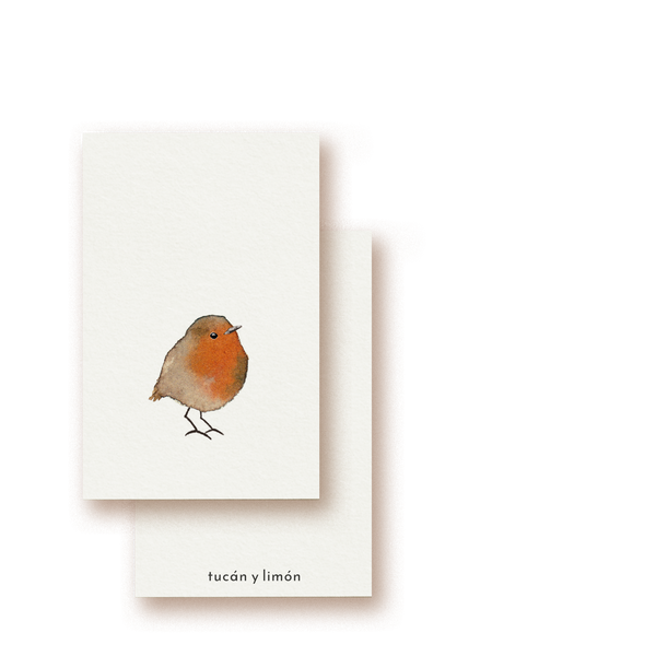 Rotkehlchen Geschenkkarte tiny card