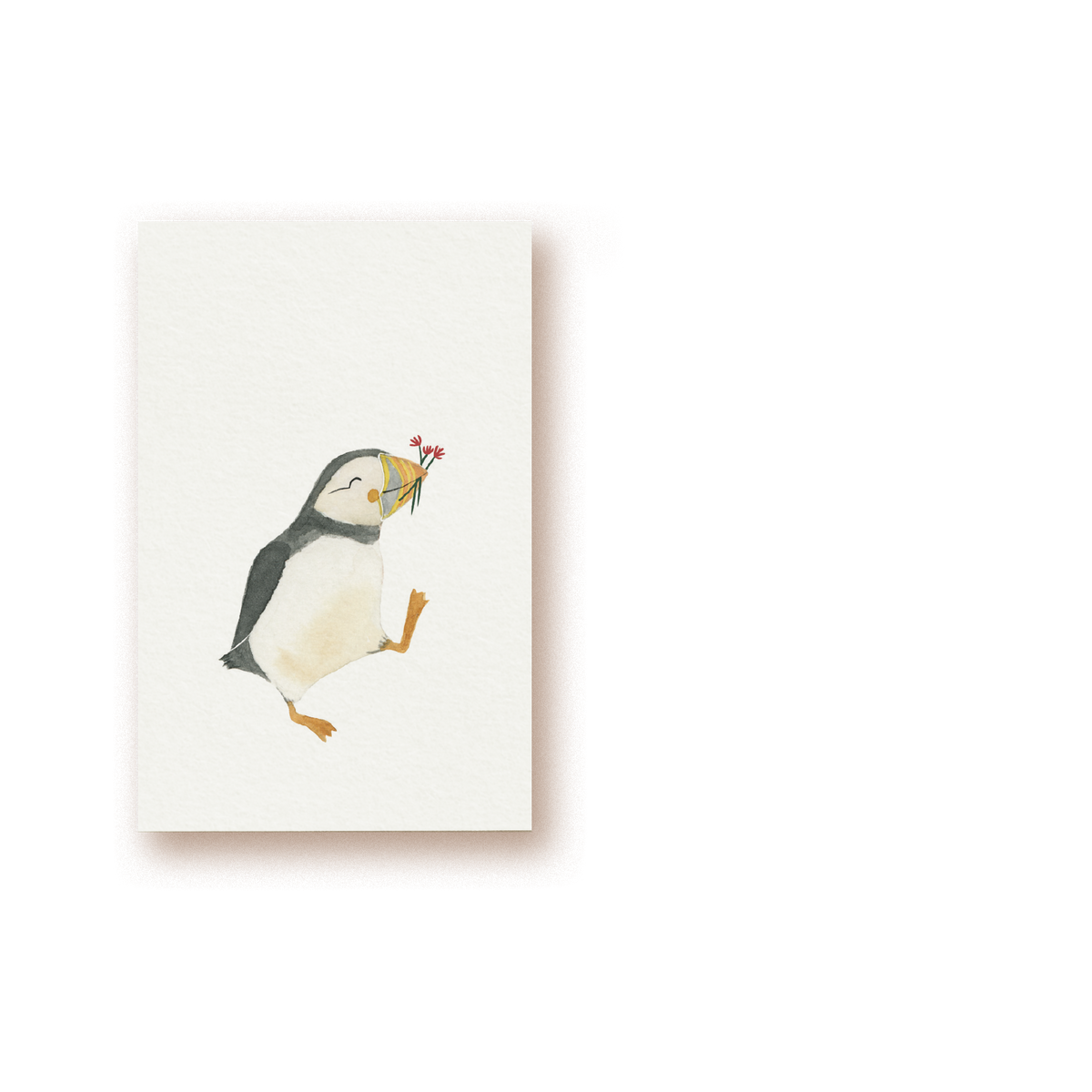 Papageientaucher Geschenkkarte tiny card