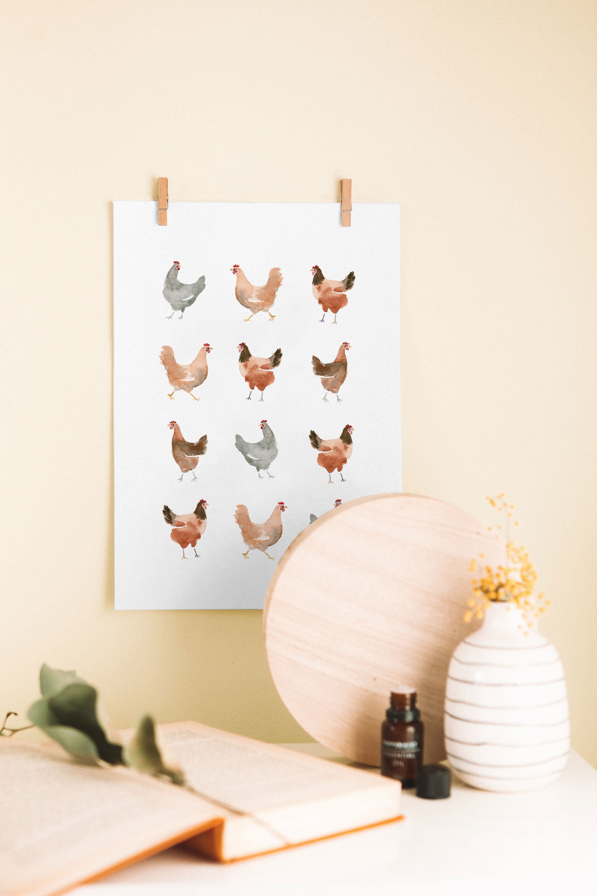 Hühner | Print A4