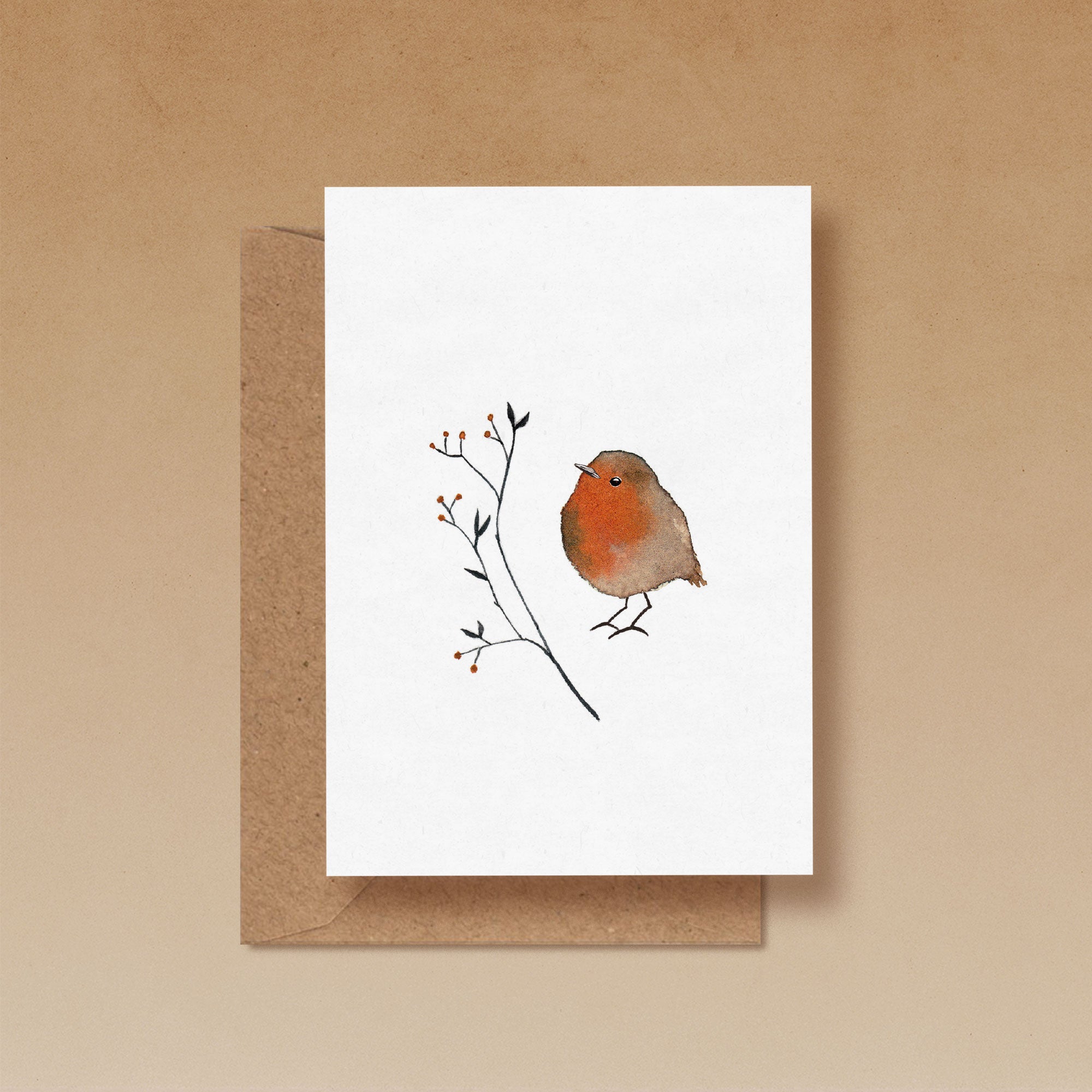Rotkehlchen | Grußkarte